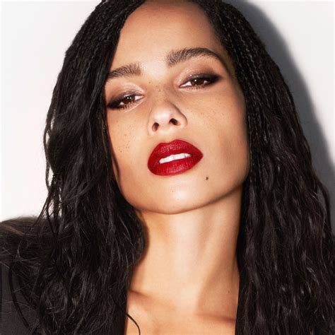 zoe kravitz lipstick ysl|zoe kravitz satiny shade.